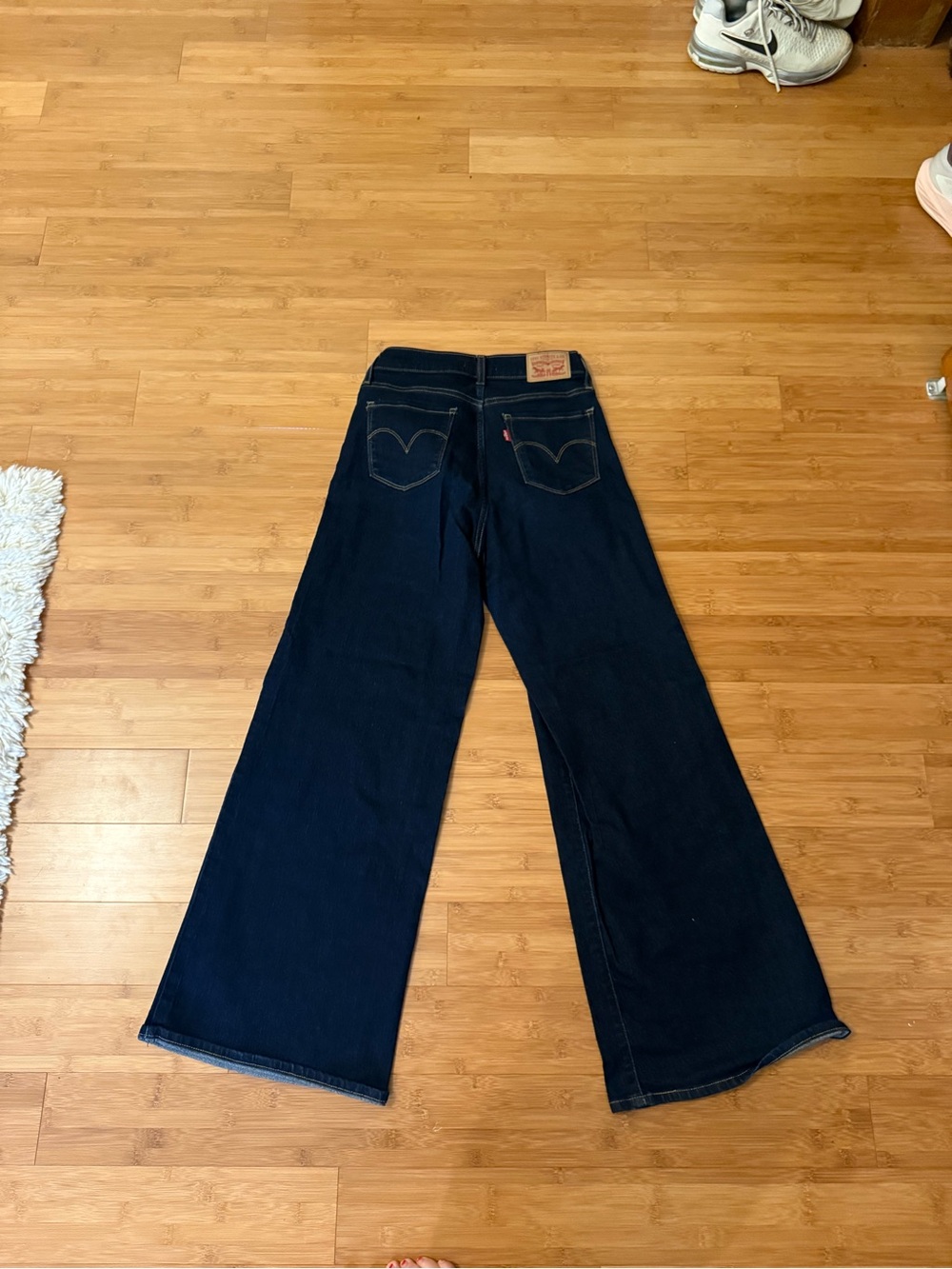 Wide Leg Dark Blue Women's Levi’s - Picture 4 of 4